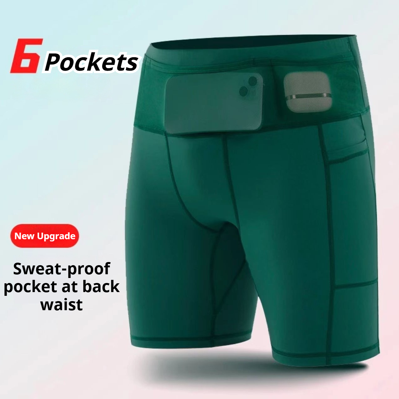 Compression Shorts Athletes - Компрессионные шорты для бега длиной до